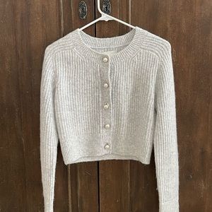 Abercrombie Crew Pearl Button Cardigan